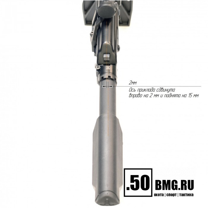 Адаптер Lac Трак Gen-2 для установки трубы приклада на АК со складным прикладом (LAC0048)