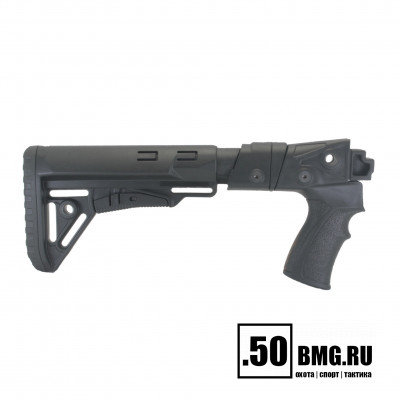 Телескопический складной приклад DLG Tactical на Сайга-12/20/410 с охот. прикладом (DLG20011)