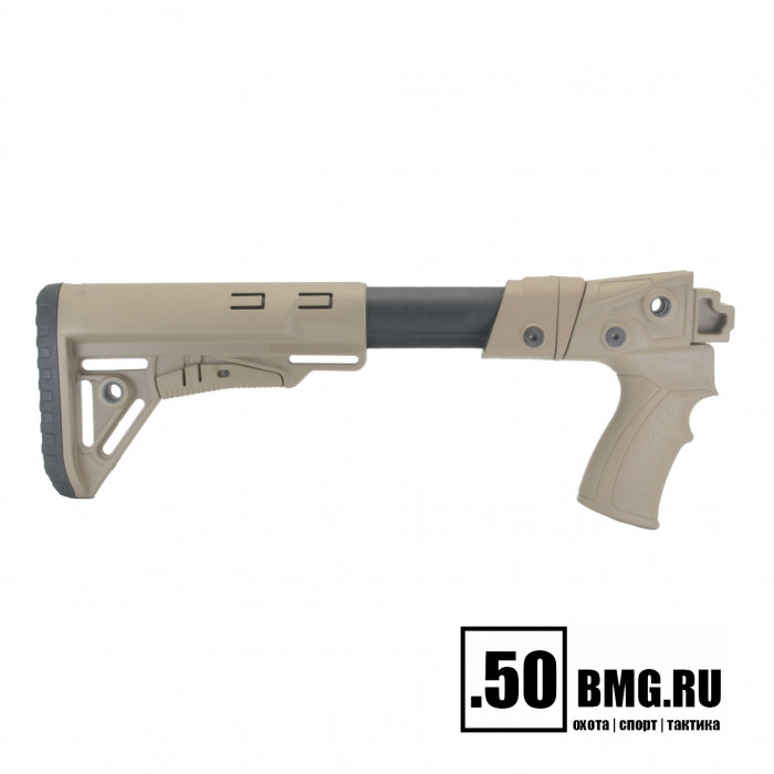 Телескопический складной приклад DLG Tactical на Сайга-12/20/410 с охот. прикладом (DLG20011)