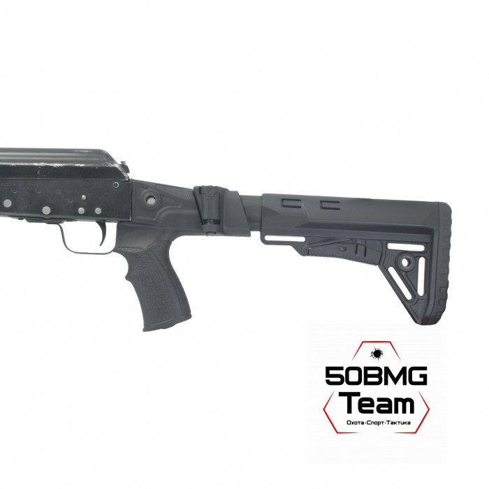 Телескопический складной приклад DLG Tactical на Сайга-12/20/410 с охот. прикладом (DLG20011)