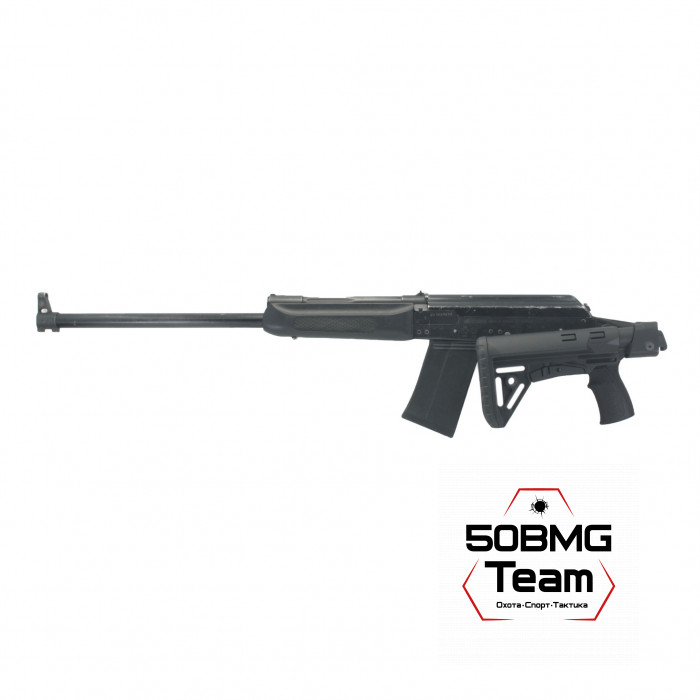 Телескопический складной приклад DLG Tactical на Сайга-12/20/410 с охот. прикладом (DLG20011)