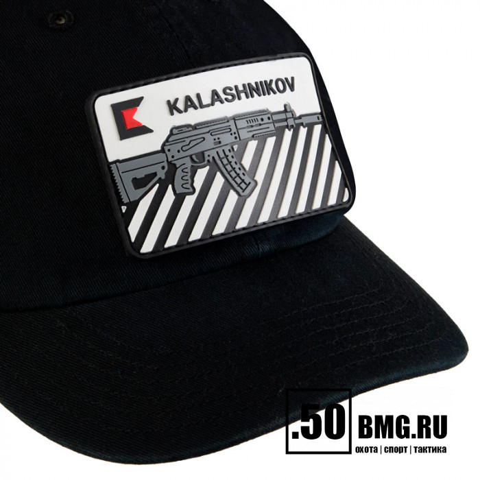 Патч велкро Концерн Калашников 90х46мм АК-12 серо-белый (1035)