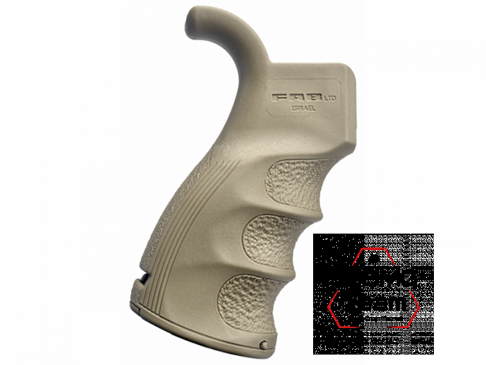 Пистолетная рукоятка FAB Defense на M-16, SR-25 или AR-10, AR-15 (AG-43)