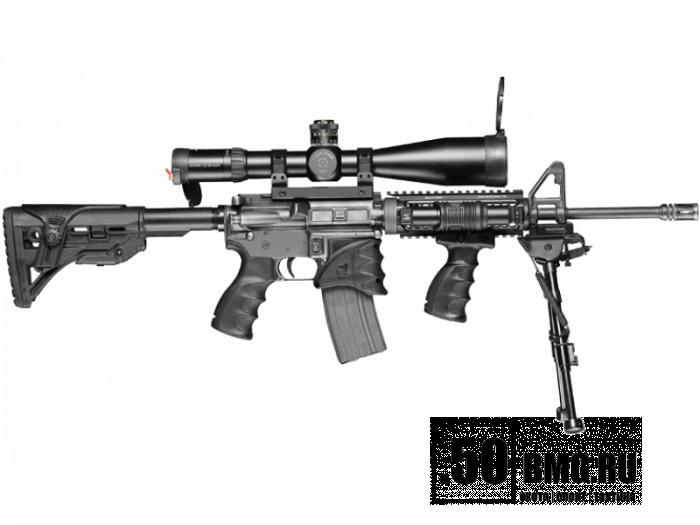 Пистолетная рукоятка FAB Defense на M-16, SR-25 или AR-10, AR-15 (AG-43)