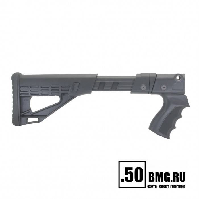 Телескопический складной приклад DLG Tactical на МР-153, МР-133 (DLG9002)