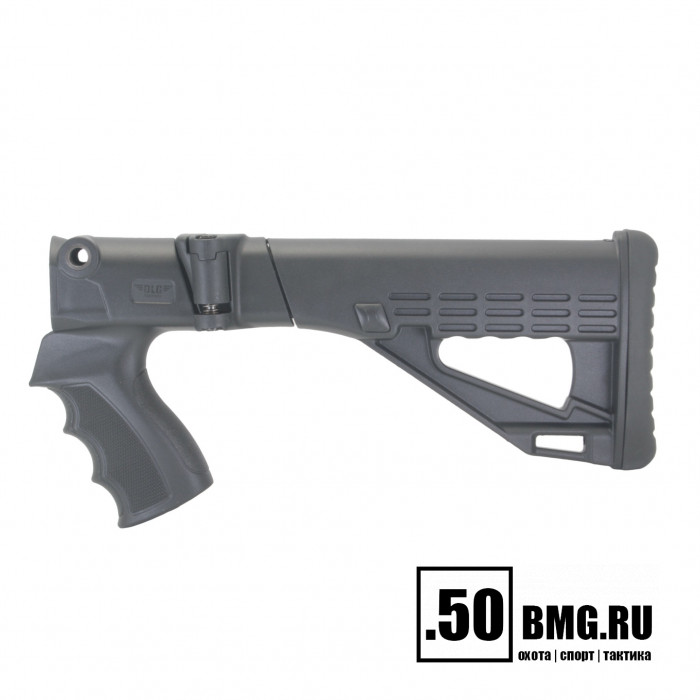 Телескопический складной приклад DLG Tactical на МР-153, МР-133 (DLG9002)