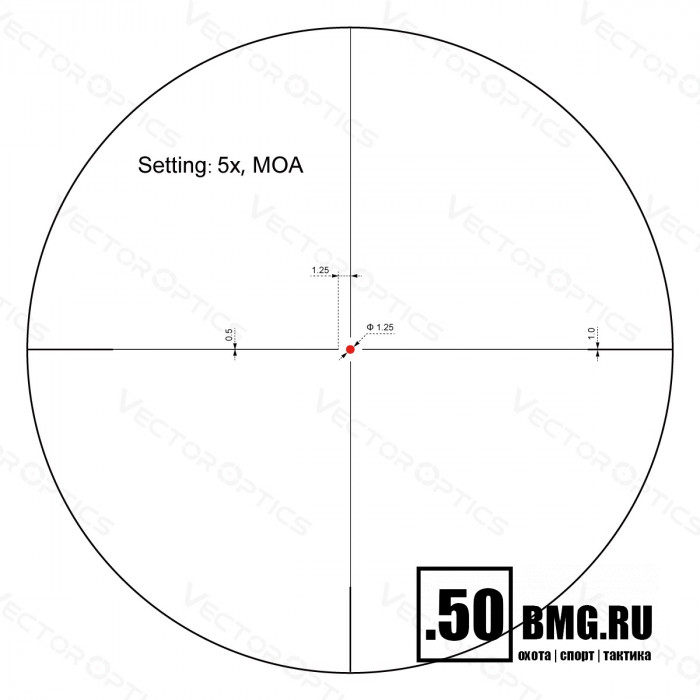 Оптический прицел Vector Optics Forester 1-5x24 SFP Coyote FDE кольца 30мм