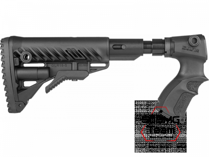 Телескопический приклад FAB Defense с рукояткой для Remington 870 (AGR870 FK SB)