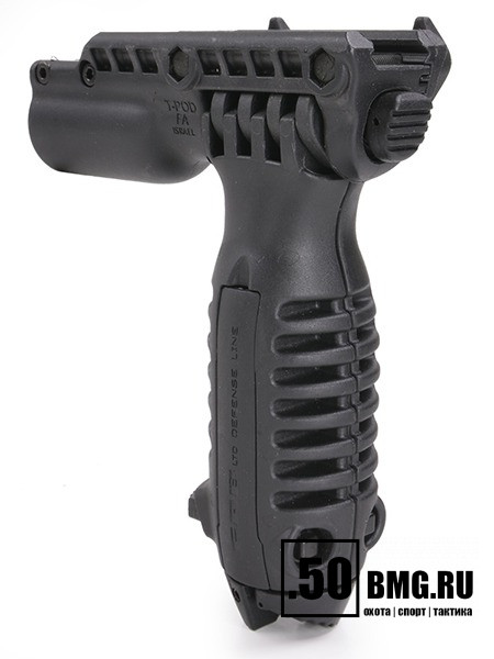 Быстросъемная рукоятка-сошка FAB Defense с креплением фонаря (T-POD FA)