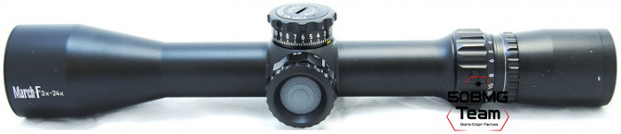 Оптический прицел March 3-24x42 FFP, сетка FML-1 (подсветка)