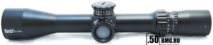 Оптический прицел March 3-24x42 FFP, сетка FML-1 (подсветка)