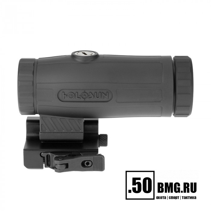 Увеличитель HOLOSUN x3 HM3X на откидном кронштейне на Weaver