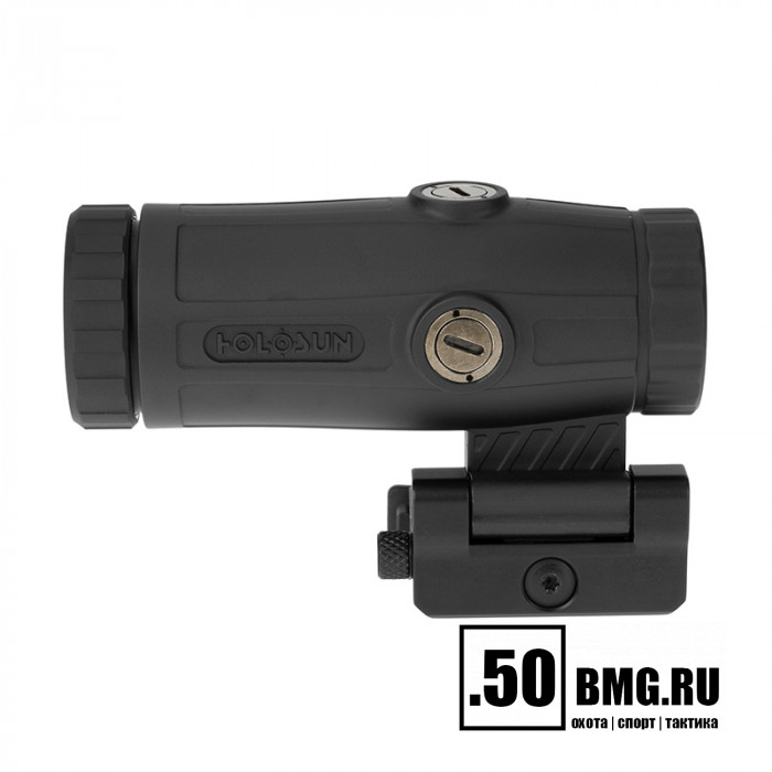 Увеличитель HOLOSUN x3 HM3X на откидном кронштейне на Weaver