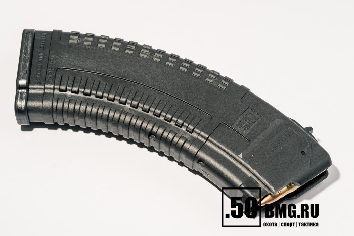 Магазин Pufgun на ВПО-136/АК/АКМ/Сайга (с сухарем) 7,62х39 30 патронов Gen2 (MAG SGA762 30/B G2)