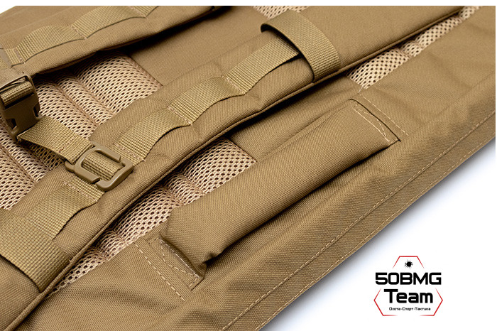 Чехол-рюкзак 50BMG Team Кордура 1000, 110х30х6см (Coyote Brown)