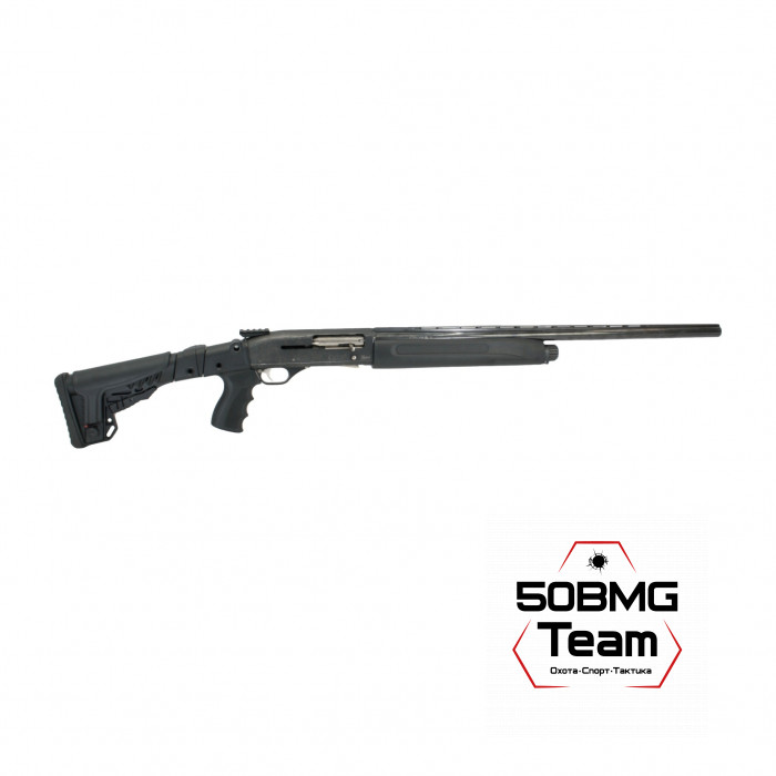 Телескопический складной приклад DLG Tactical на МР-153, МР-133 с подщечником (DLG9006)