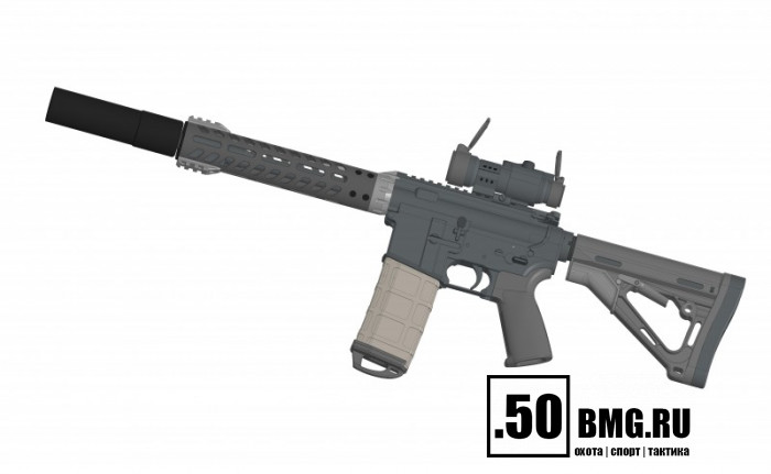 Цевьё LAC карбоновое для AR-15 (LAC0137)