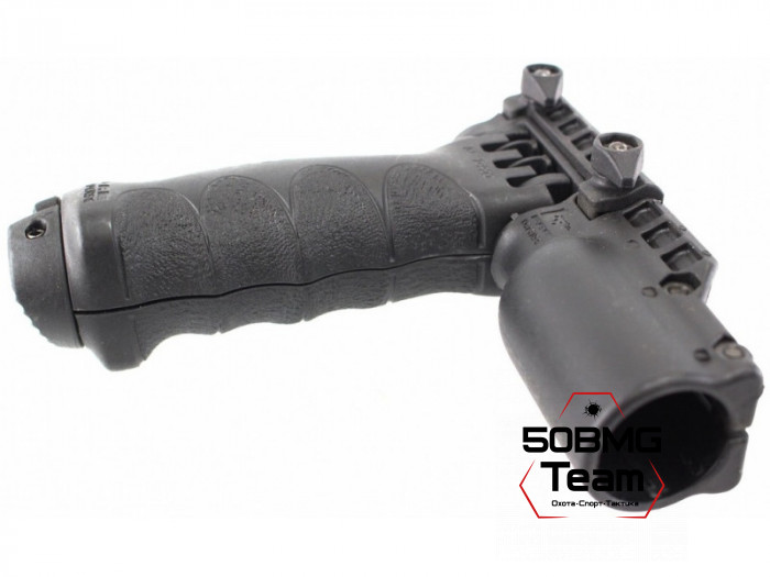 Быстросъемная рукоятка-сошки FAB Defense с держателем 25.4 мм фонаря (T-POD G2 FA)