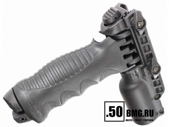 Быстросъемная рукоятка-сошки FAB Defense с держателем 25.4 мм фонаря (T-POD G2 FA)