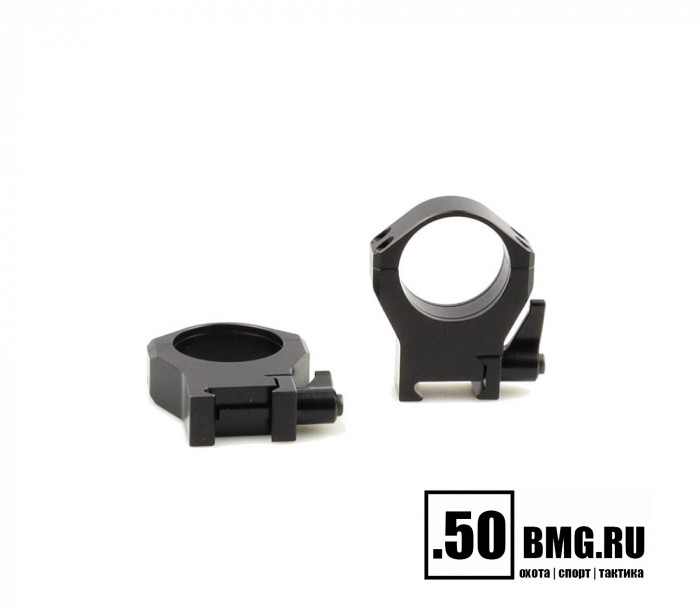 Быстросъемные кольца Luman Precision AL 34 мм на Weaver/Picatinny BH 20 мм (высокие)