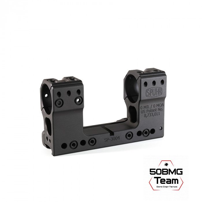 Кронштейн Spuhr SP-3004 кольца 30мм на Picatinny/Weaver (0 M.O.A.,H-48 мм)
