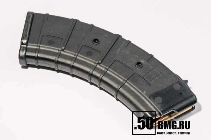 Магазин Pufgun на ВПО-136/АК/АКМ/Сайга (с сухарем) 7,62х39 30 патронов (MAG SGA762 40-30/B)