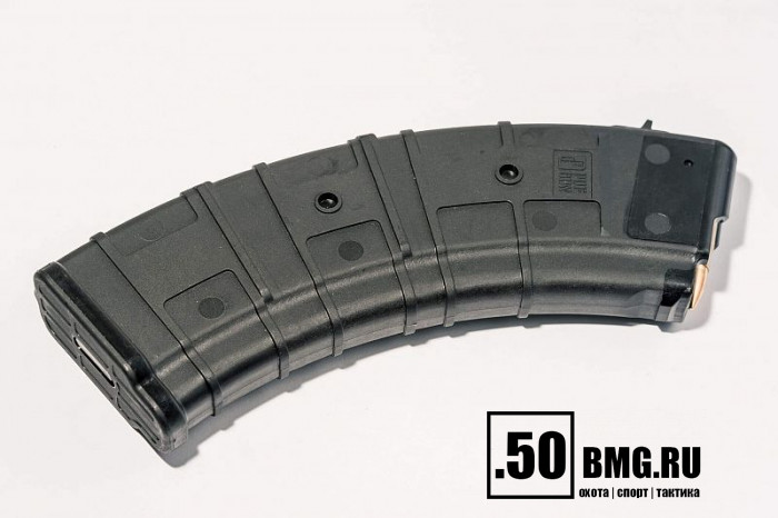 Магазин Pufgun на ВПО-136/АК/АКМ/Сайга (с сухарем) 7,62х39 30 патронов (MAG SGA762 40-30/B)