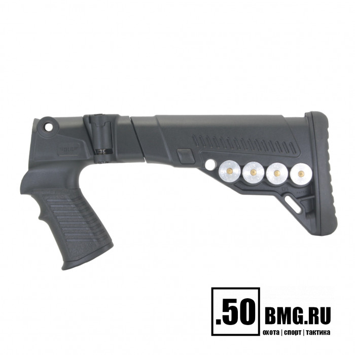 Телескопический складной приклад DLG Tactical на турецкие полуавтоматы с патронташем (DLG9204)