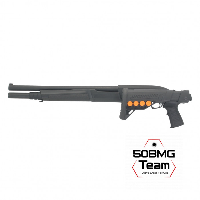 Телескопический складной приклад DLG Tactical на турецкие полуавтоматы с патронташем (DLG9204)