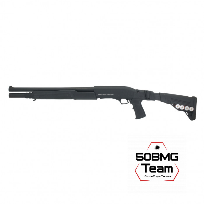 Телескопический складной приклад DLG Tactical на турецкие полуавтоматы с патронташем (DLG9204)