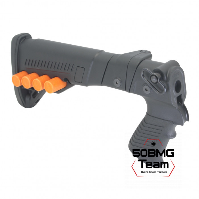 Телескопический складной приклад DLG Tactical на турецкие полуавтоматы с патронташем (DLG9204)