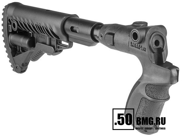Складной телескопический приклад FAB Defense с рукояткой для Mossberg 500 (AGMF 500 FK SB)