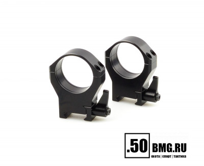 Быстросъемные кольца Luman Precision AL 36 мм на Weaver/Picatinny BH 20 мм (высокие)