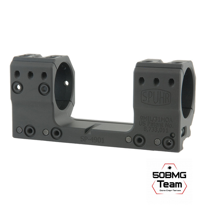 Кронштейн Spuhr SP-4901 кольца 34мм на Picatinny/Weaver (9 MIL/30,9MOA , Н-30мм)