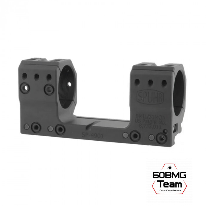 Кронштейн Spuhr SP-4901 кольца 34мм на Picatinny/Weaver (9 MIL/30,9MOA , Н-30мм)