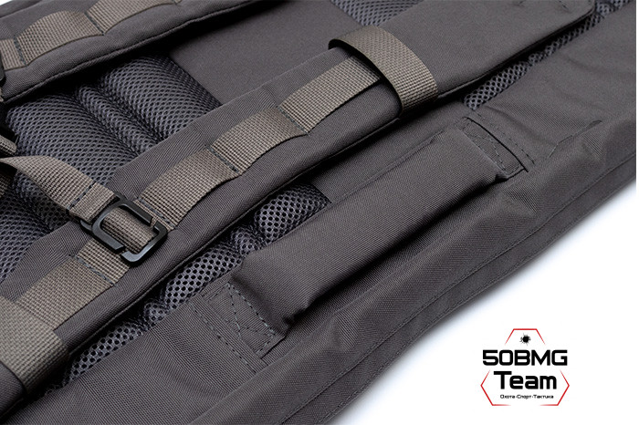 Чехол-рюкзак 50BMG Team Кордура 1000, 110х30х6см (Gray)