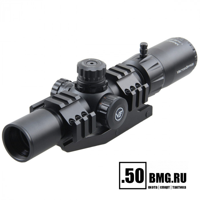Оптический прицел Vector Optics Mustang 1-4x30 SFP кольца 30мм