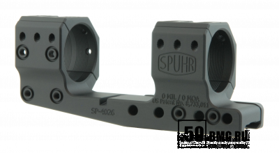 Кронштейн Spuhr SP-4026 кольца 34мм на Picatinny/Weaver (0 M.O.A.,H-32 мм)