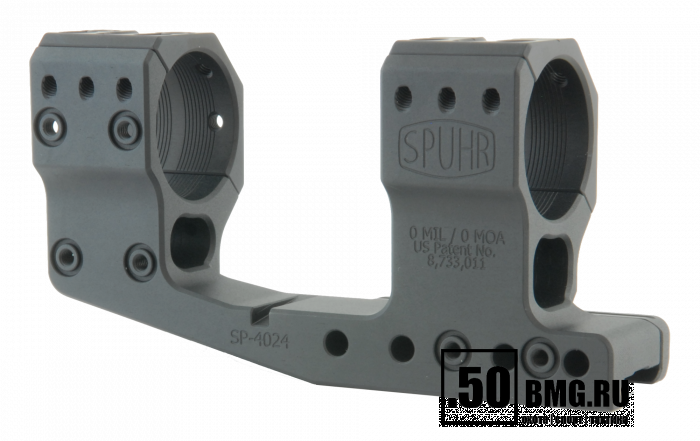 Кронштейн Spuhr SP-4024 кольца 34мм на Picatinny/Weaver L=140мм KR=70мм Н=48мм
