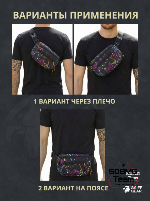 Сумка поясная Griff Gear Гефест (Клякса)