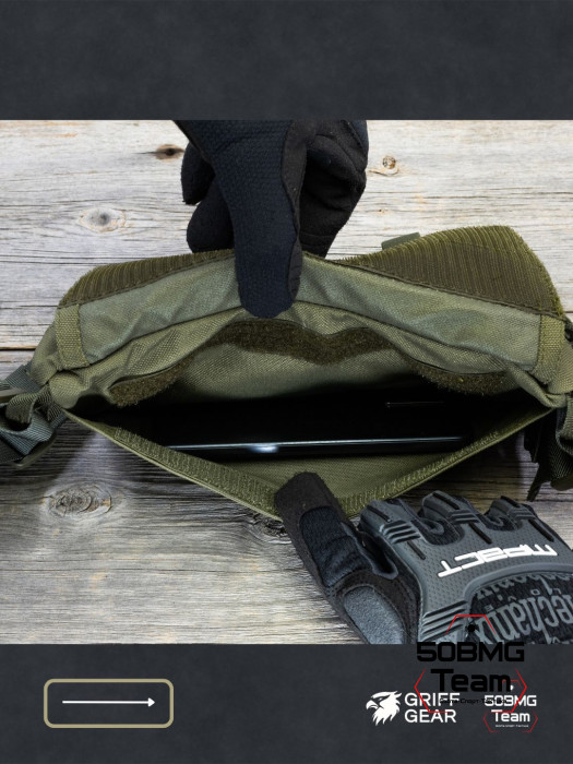 Сумка поясная-напашная Griff Gear Скаут (Олива)