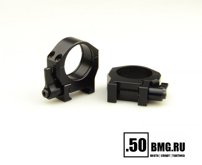 Быстросъемные кольца Luman Precision AL 30 мм на Weaver/Picatinny BH 8 мм (низкая)