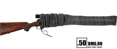 Чехол оружейный Allen &quot;чулок&quot; для оружия с прицелом серый, 132см