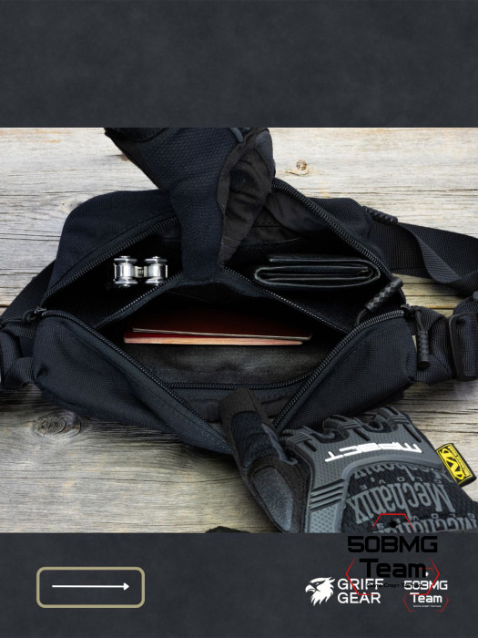 Сумка поясная-напашная Griff Gear Скаут (Черный)