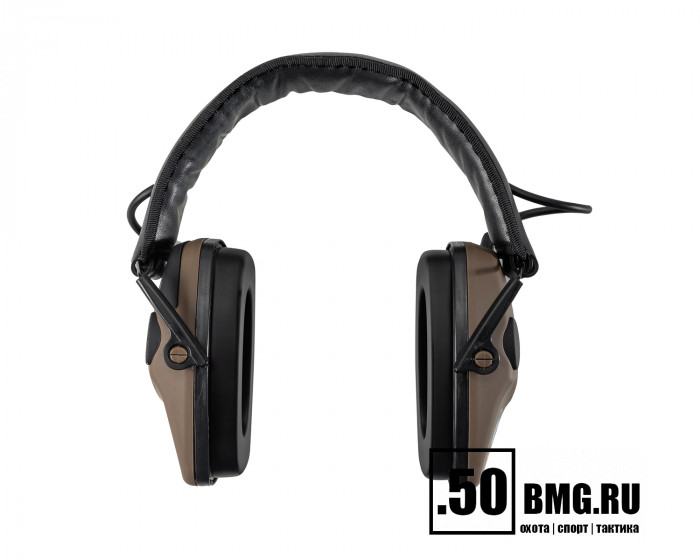 Наушники активные ShotTime 32 NRR 22dB, кожа, поролоновые амбушюры