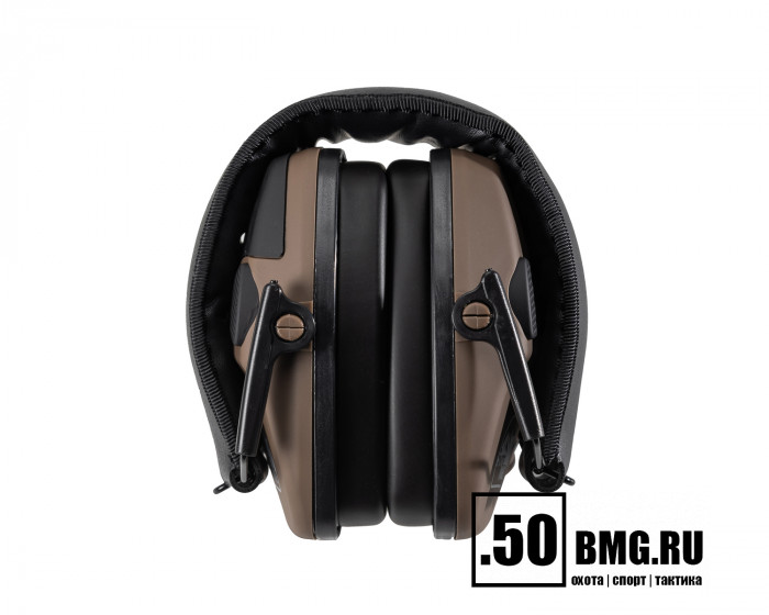 Наушники активные ShotTime 32 NRR 22dB, кожа, поролоновые амбушюры