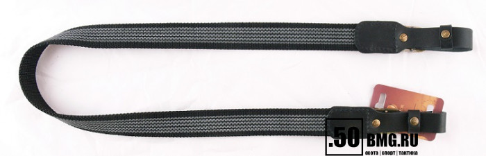 (Р-8 ч) VEKTOR Ремень для ружья из полиамидной ленты черный