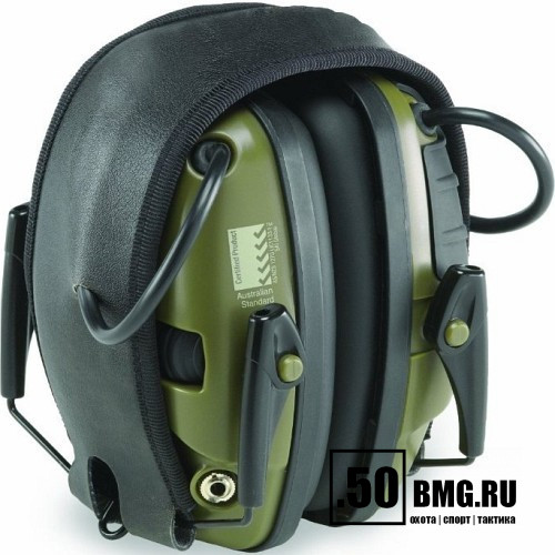 Активные наушники Howard Leight Impact Sport зелёные