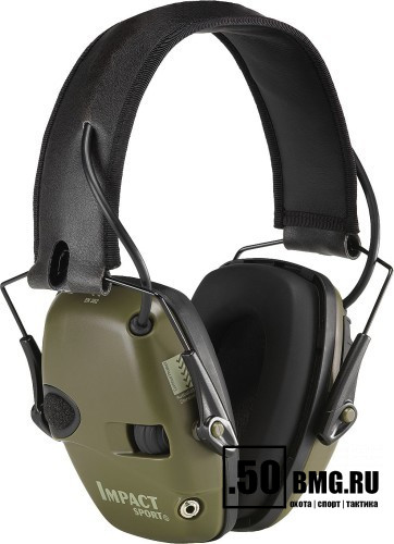 Активные наушники Howard Leight Impact Sport зелёные