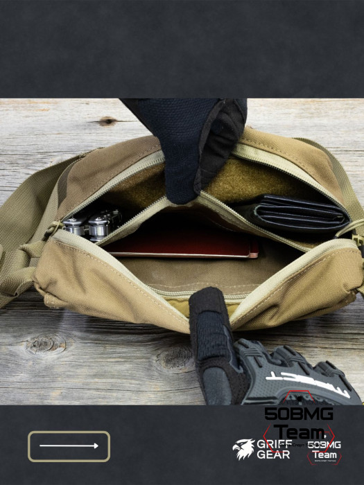 Сумка поясная-напашная Griff Gear Скаут (Умбра)